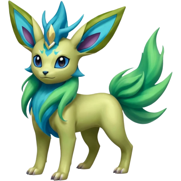 Manectric-Leafeon-Suicune-Virizion-Zygarde-fusion-hybrid-creature  emoji