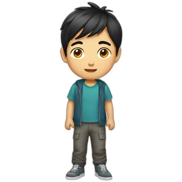 Asian boy emoji