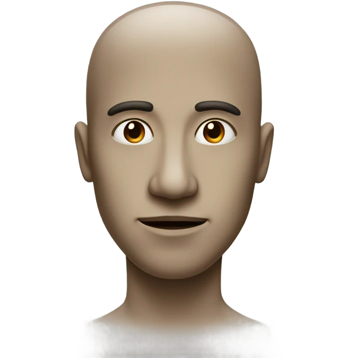 Empty face emoji