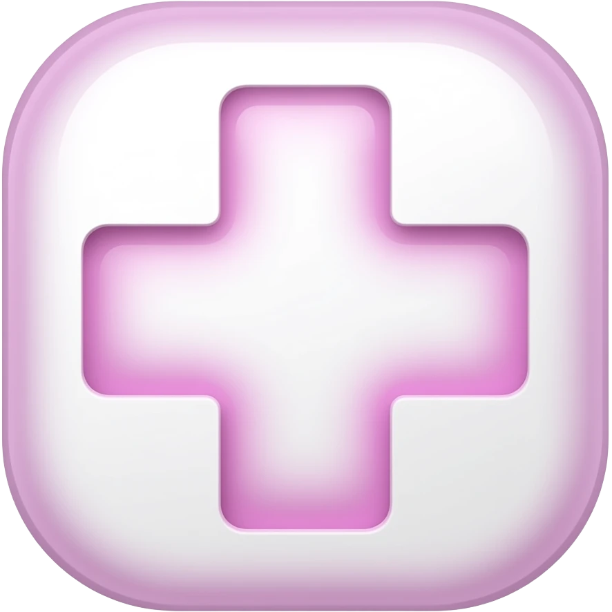 Símbolo do curso de farmácia na cor rosa claro emoji