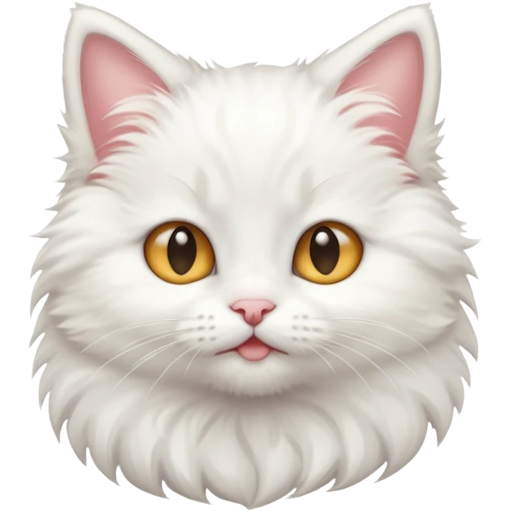 White kitty emoji