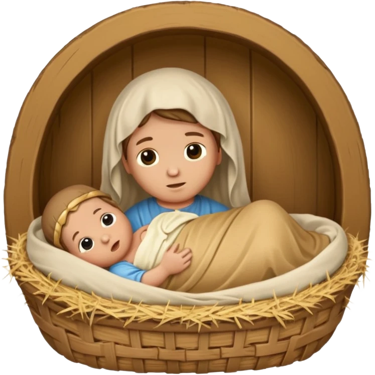 manger hay baby jesus emoji