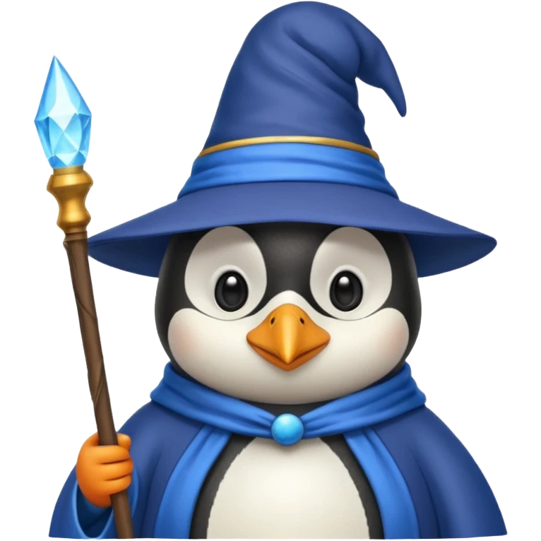 penguin wizard emoji