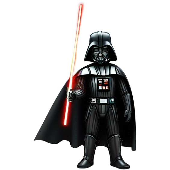 Darth Vader on the beach emoji