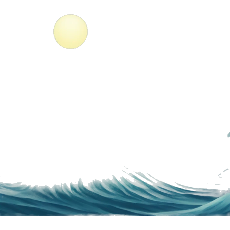 ocean waves emoji