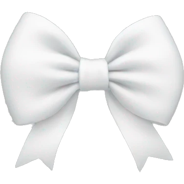 white bow emoji