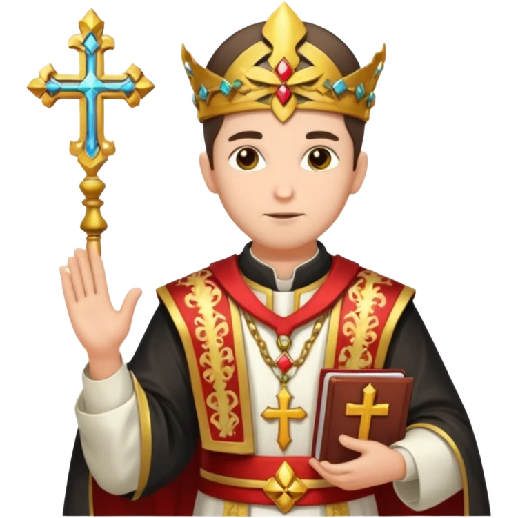 Lawful Human Priest in game emoji