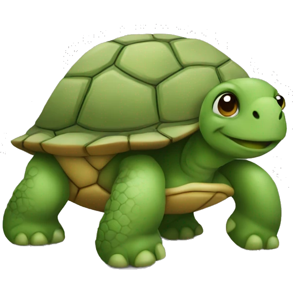 Turtle with love emoji