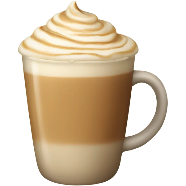 Vanilla latte emoji