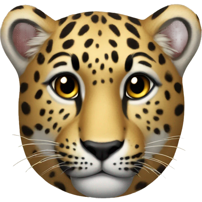 Un corazón de leopardo emoji