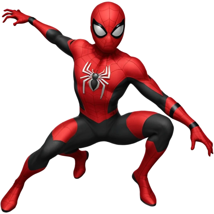 Black Spider man emoji