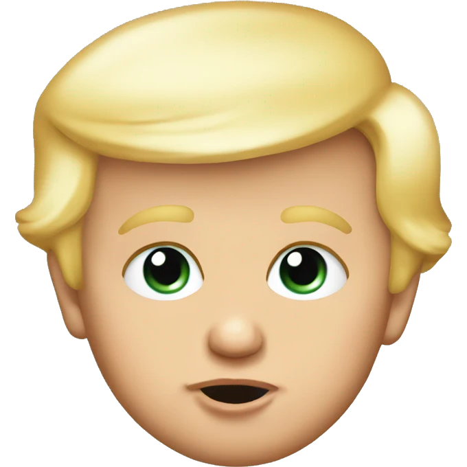 donald trump as a baby emoji