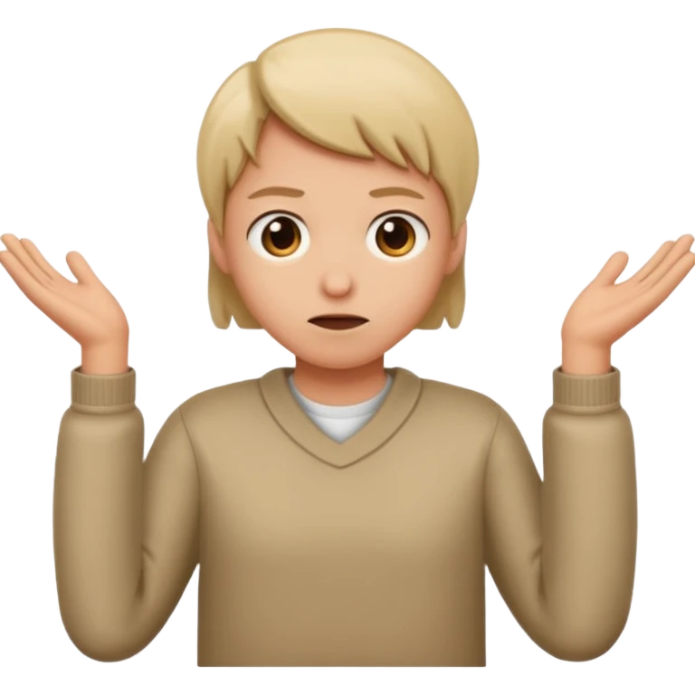 🤷‍♂️ recreate this in batter way emoji