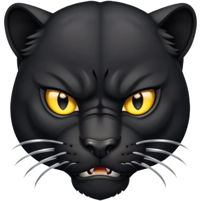 angry panther animal emoji