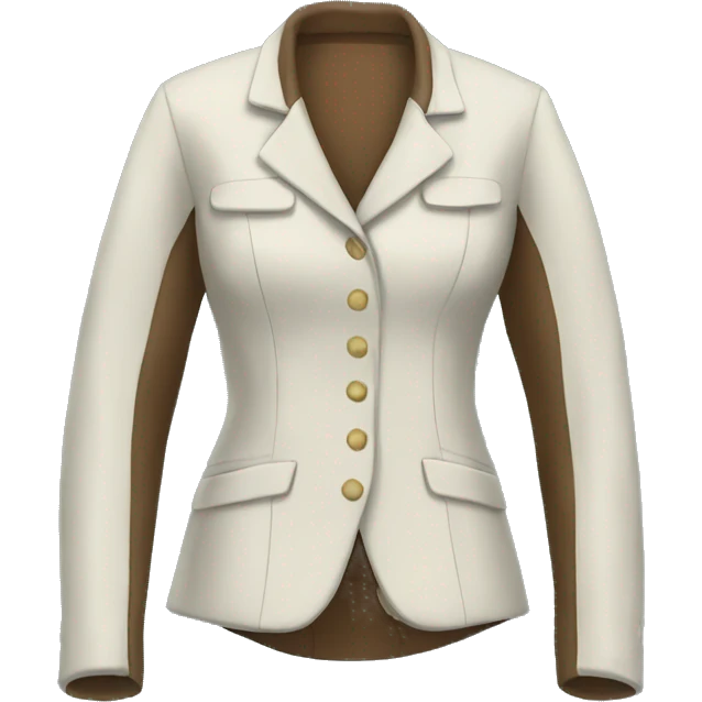 Equestrian jacket emoji
