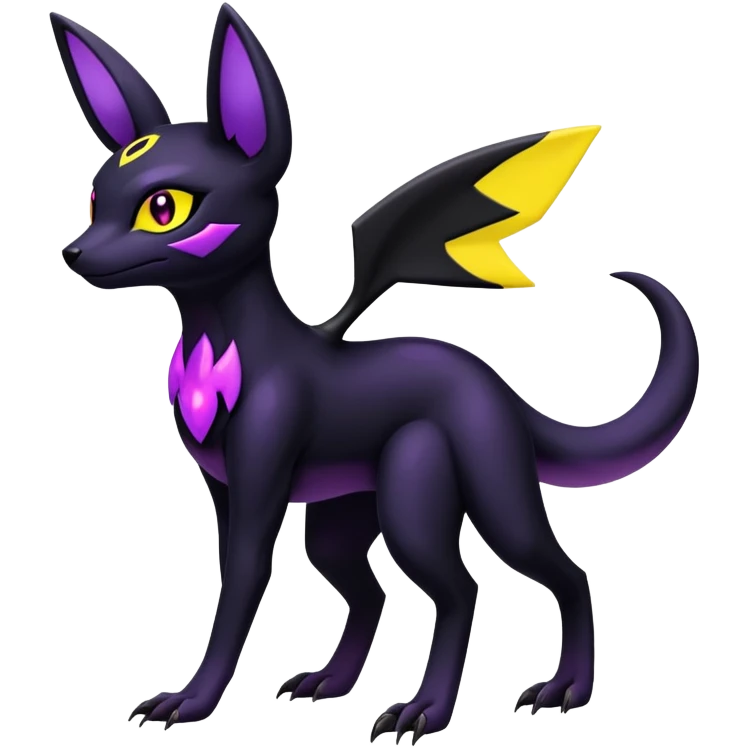 Salandit-Noibat-Umbreon-Hybrid (Full body) emoji