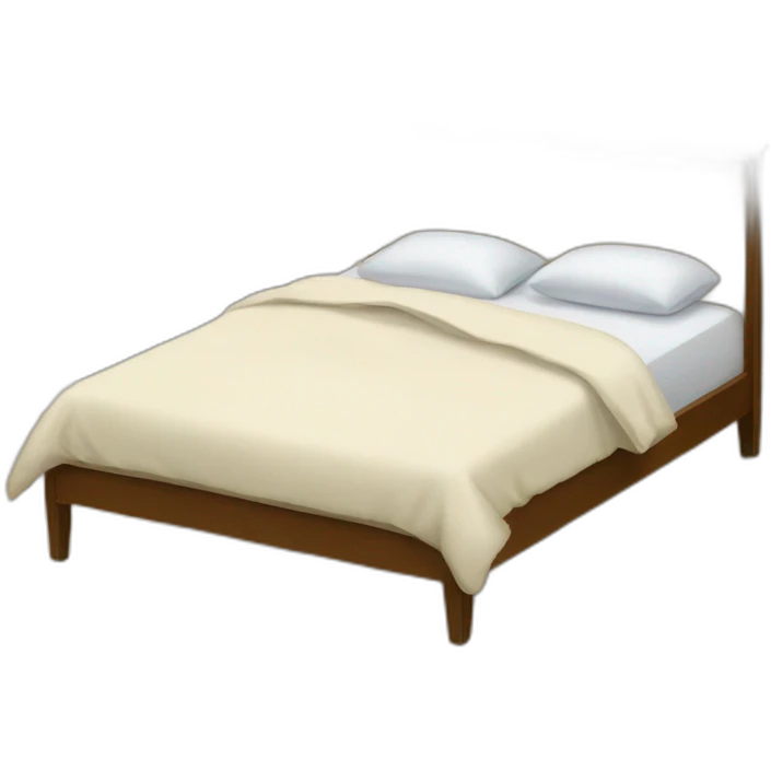 unmade bed emoji