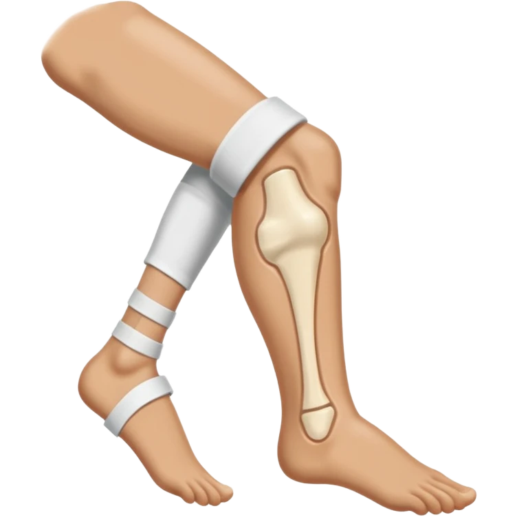 broken leg @emoji emoji