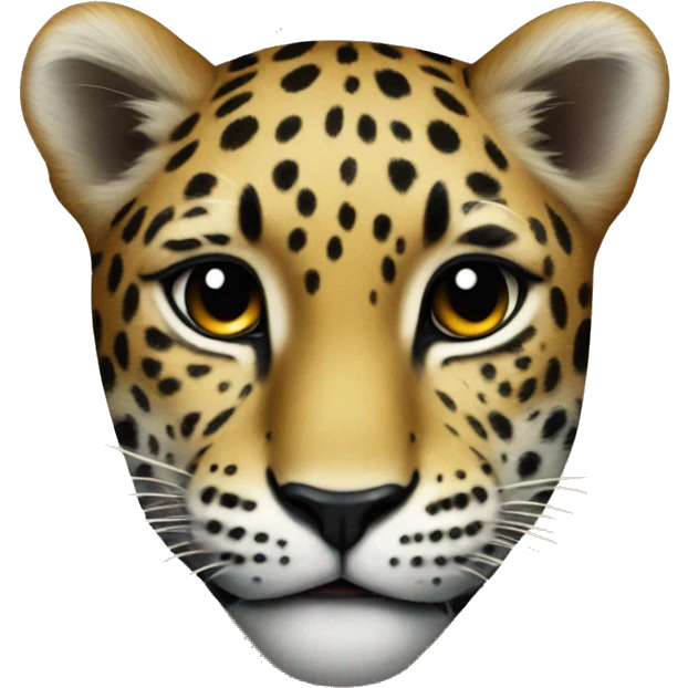 Heart a leopardo emoji