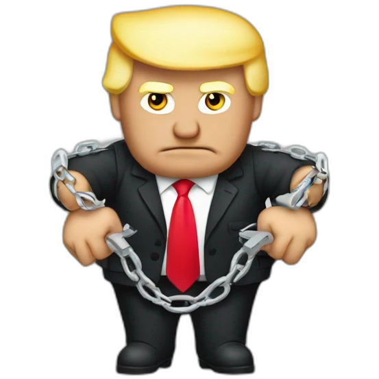 trump-in-handcuffs emoji