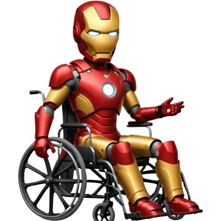 ironman on wheelchair  emoji