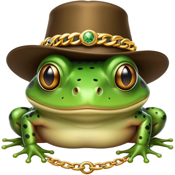 Frog pimp emoji