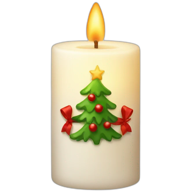 christmas candle emoji