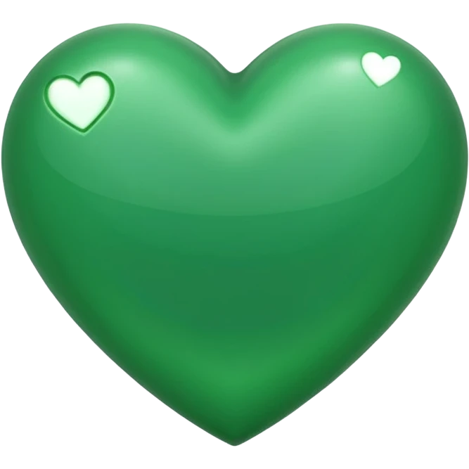 Green heart emoji
