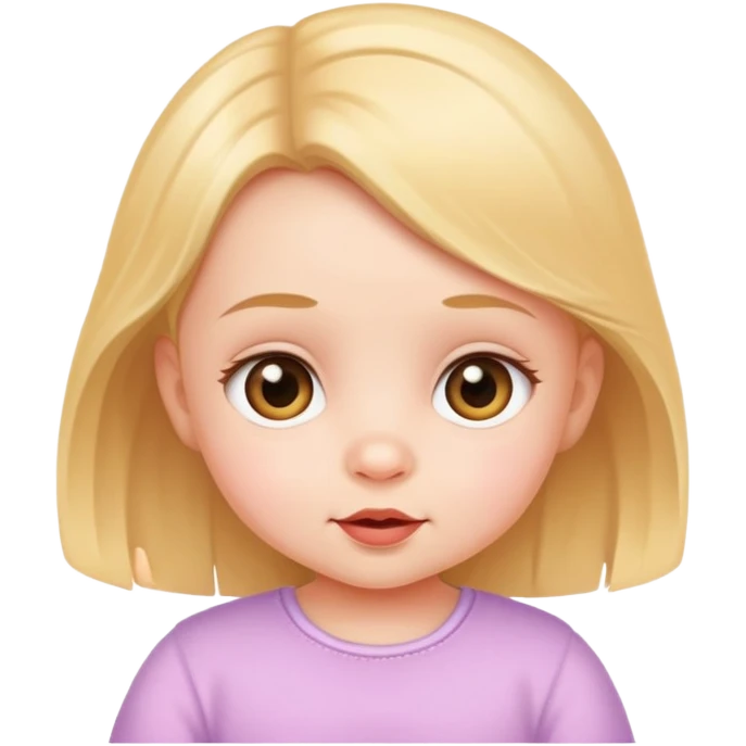 Baby girl emoji