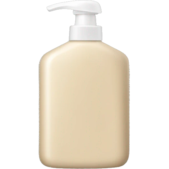 hair conditioner bottle beige emoji