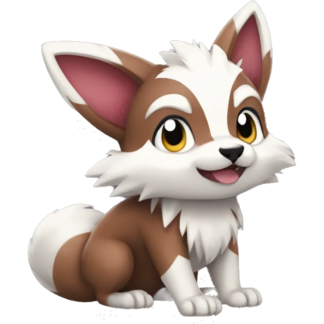 Lycanroc Furret Zigzagoon emoji