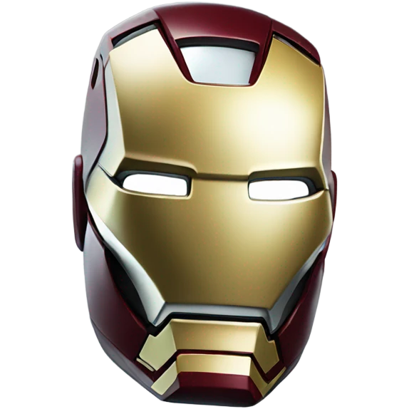 elon mask in iron man suit with open mask emoji