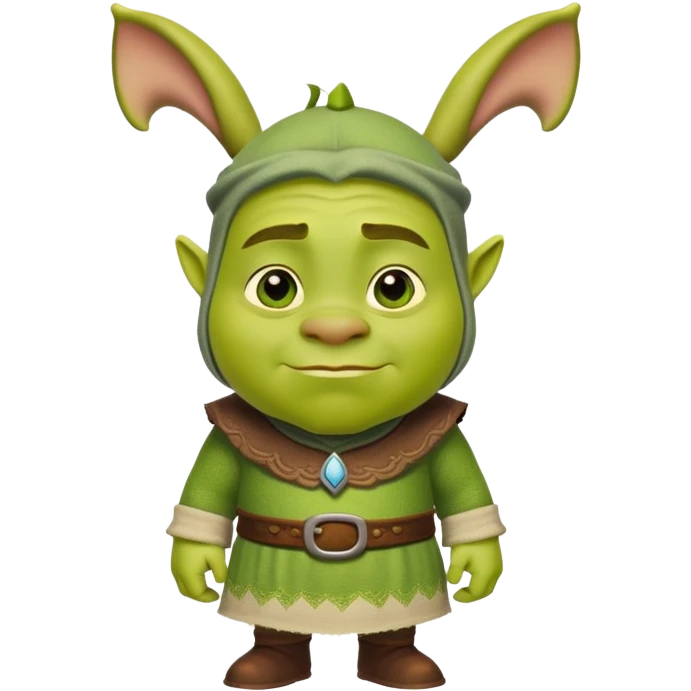Shrek-inspired character emoji