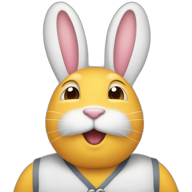 Lapin nain salopette emoji