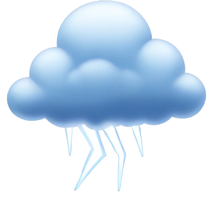 Thunderstorm Snow emoji