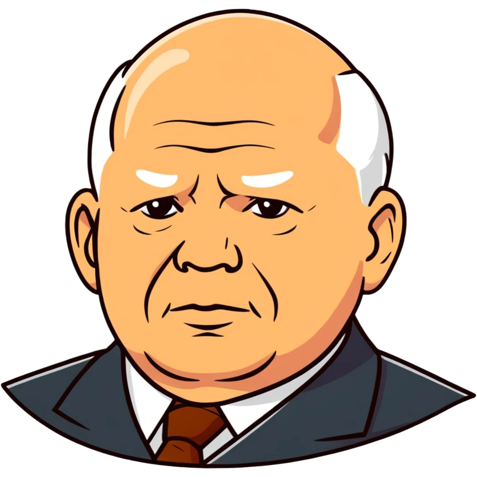 portrait of Nikita Khrushchev emoji