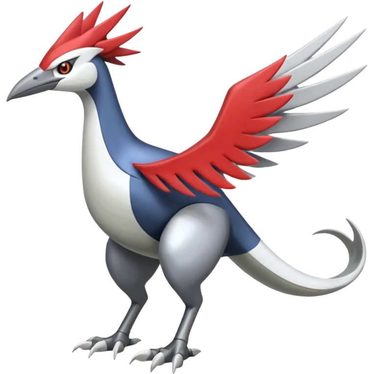 Skarmory-Nargacuga-Silvally-Latias-fusion (full body) emoji