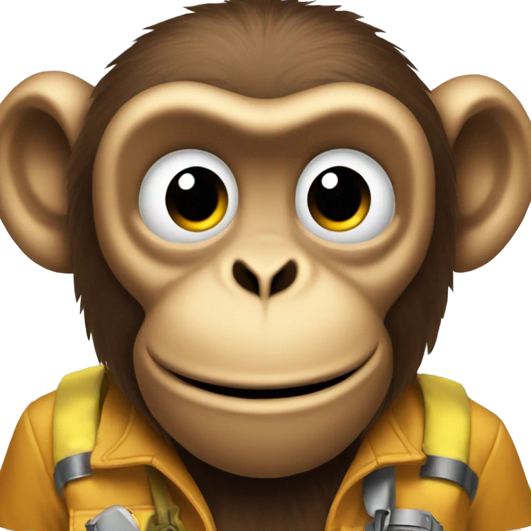 Monkey with dynamite emoji
