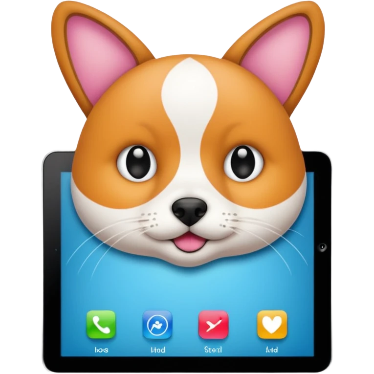 drawing a pet an ipad emoji