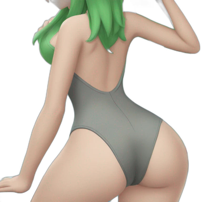 gardevoir pokemon full body pawg small swimsuit back emoji