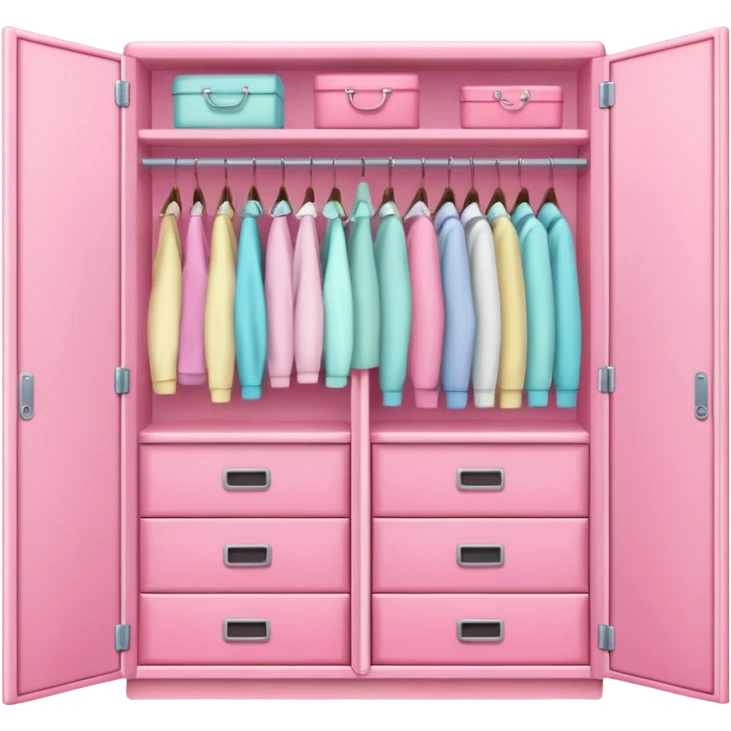 Pink closet emoji