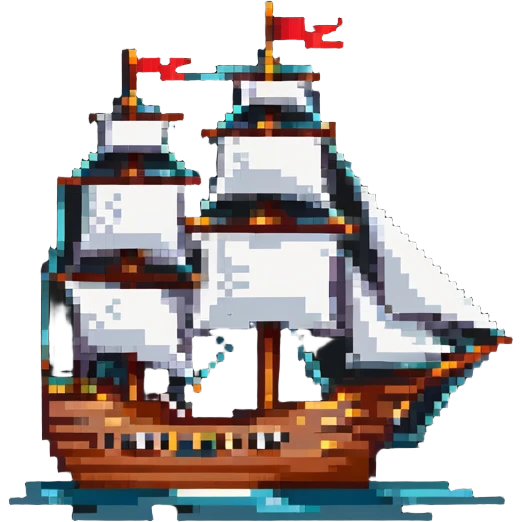 vintage cargo sailing ship emoji