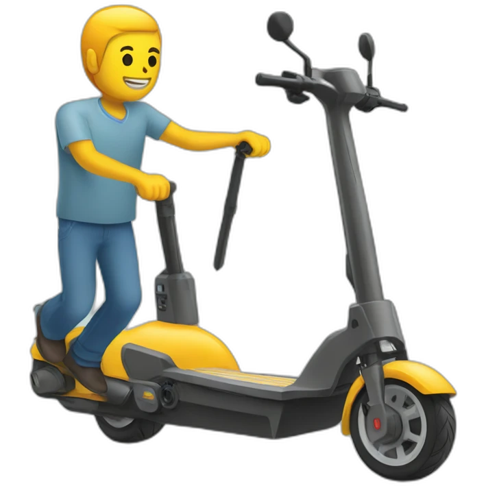 electric scooter rob emoji