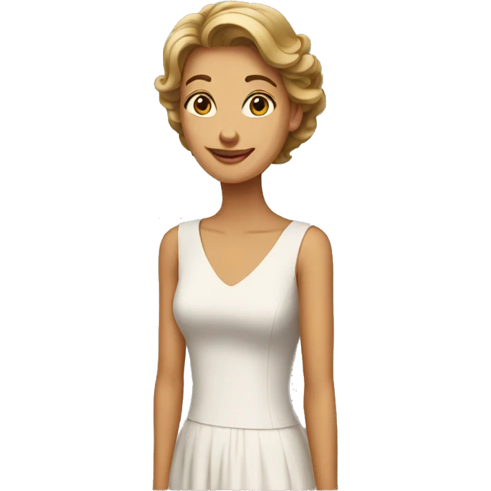 a tall lady emoji