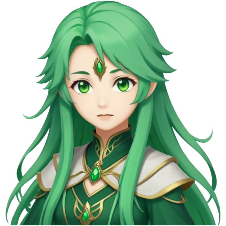 Nahida The Dendro Archon from Genshin Impact emoji