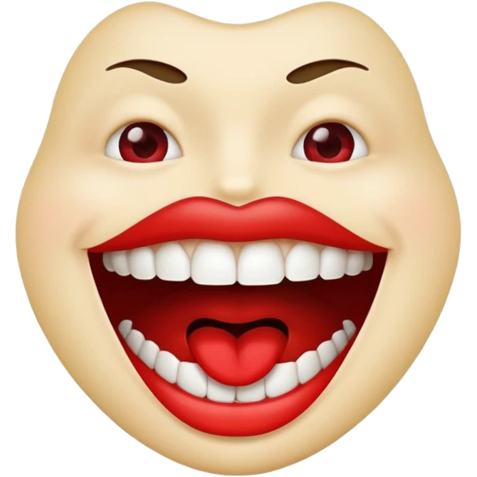 wold mouth emoji