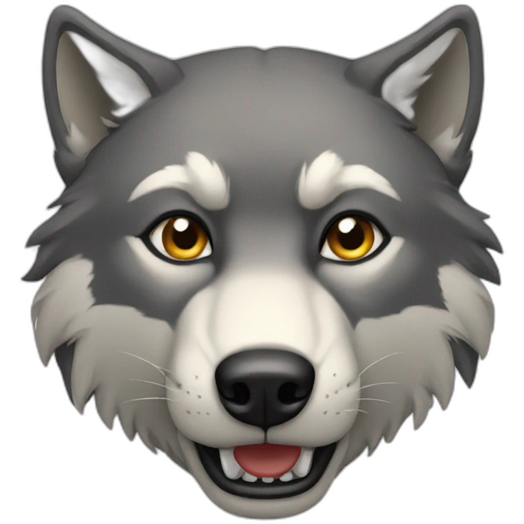 Wolf emoji
