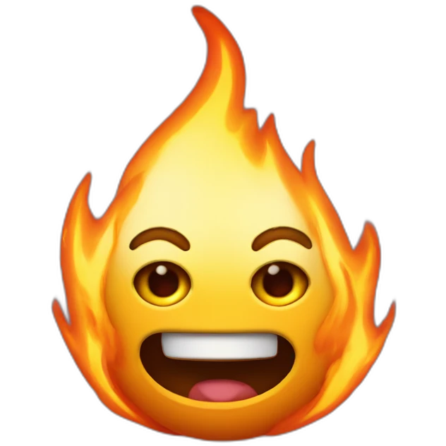 Cœur en feu brisé emoji