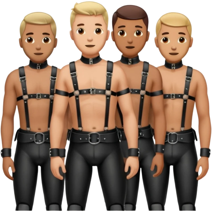 gaymen bdsm Clothing emoji