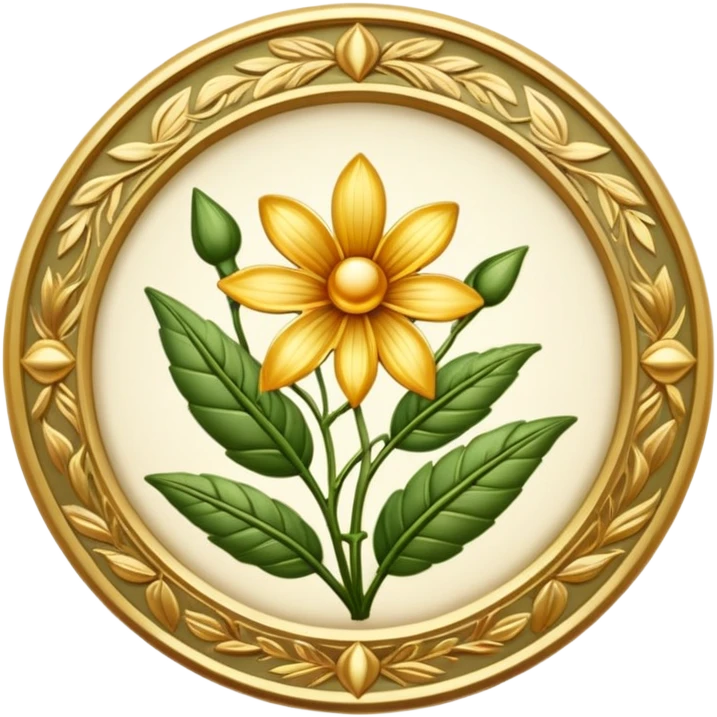 Botanist badge emoji